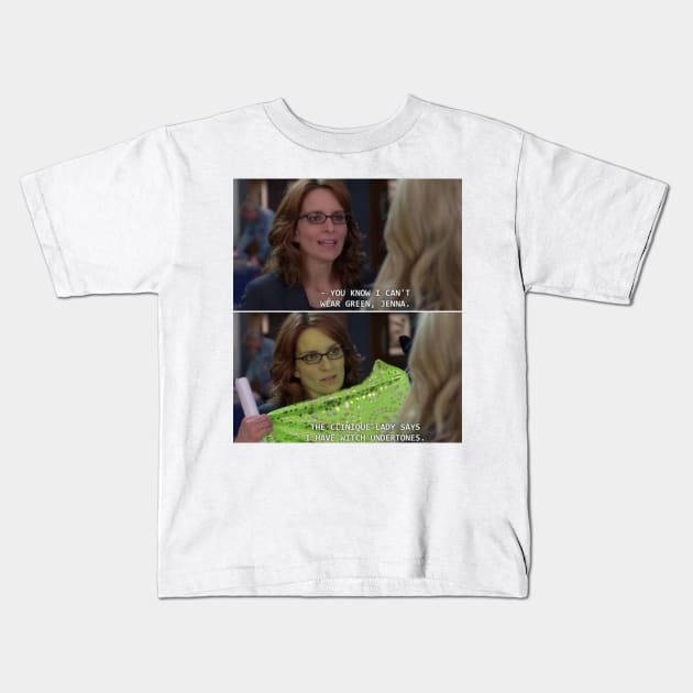 Liz Lemon - Witch Undertones Kids T-Shirt by Trashley Banks